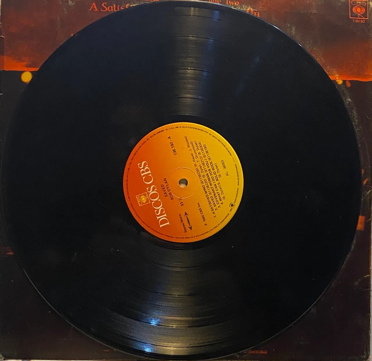 LP Bob Dylan - Saved - 1980 - Discos CBS - Nacional - Foto 3