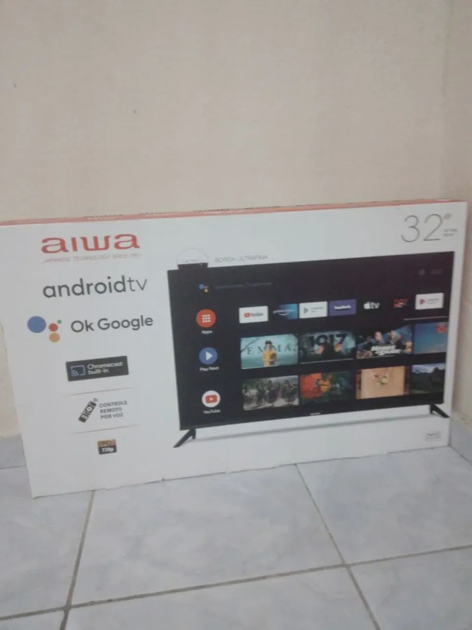 TV led 32 polegadas nova na caixa 