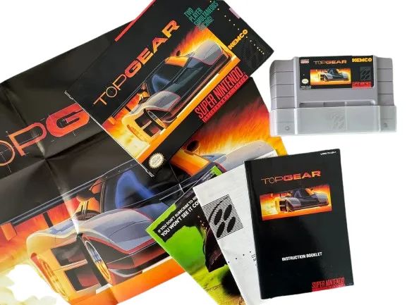 Top Gear Snes Cib Com Poster - Jogos de Vídeo Game - Tijuca, Rio