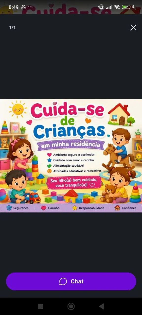 Cuidadora de criança 