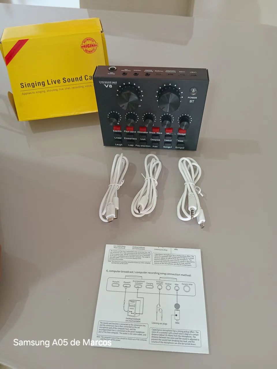 Mesa v8 nova,   nunca foi usada 