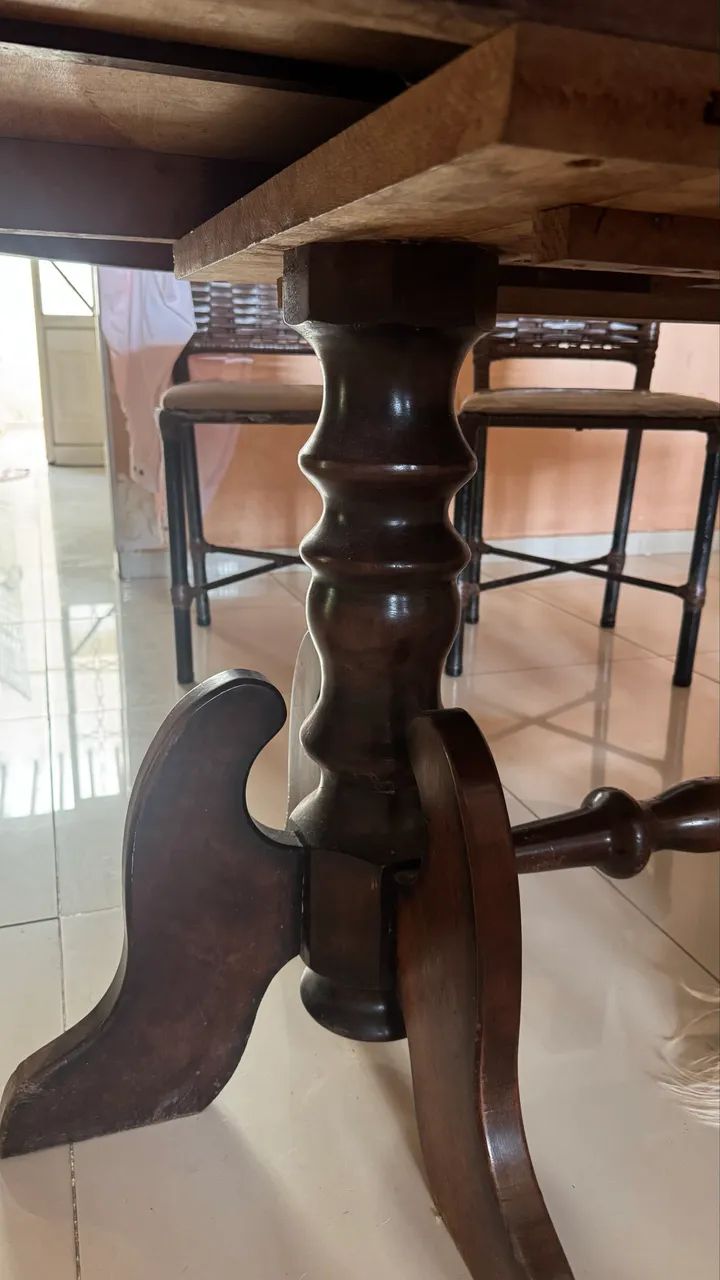 Mesa de madeira retrátil - Foto 2