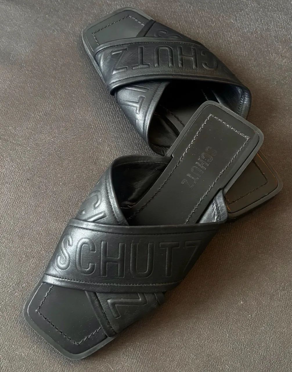 Rasteira Schutz couro - Foto 2