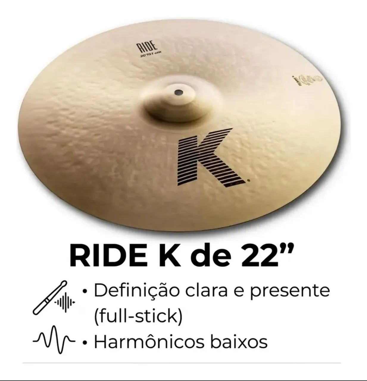Kit de pratos Zildjian K - Foto 6