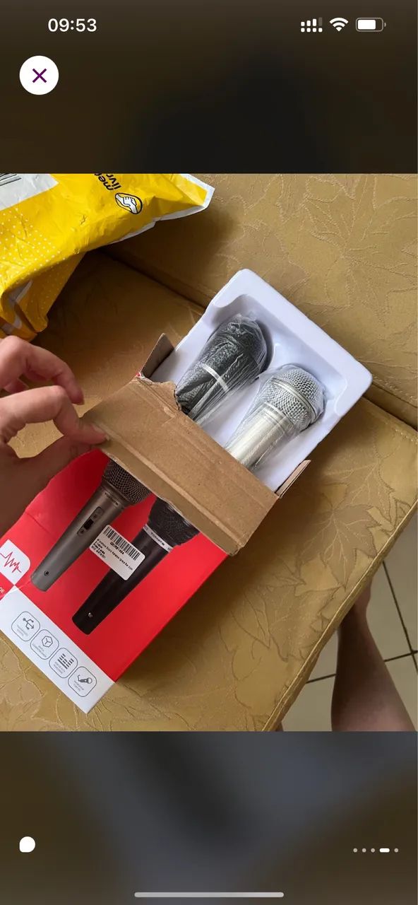 Kit 2 microfones TOMATE - Foto 2