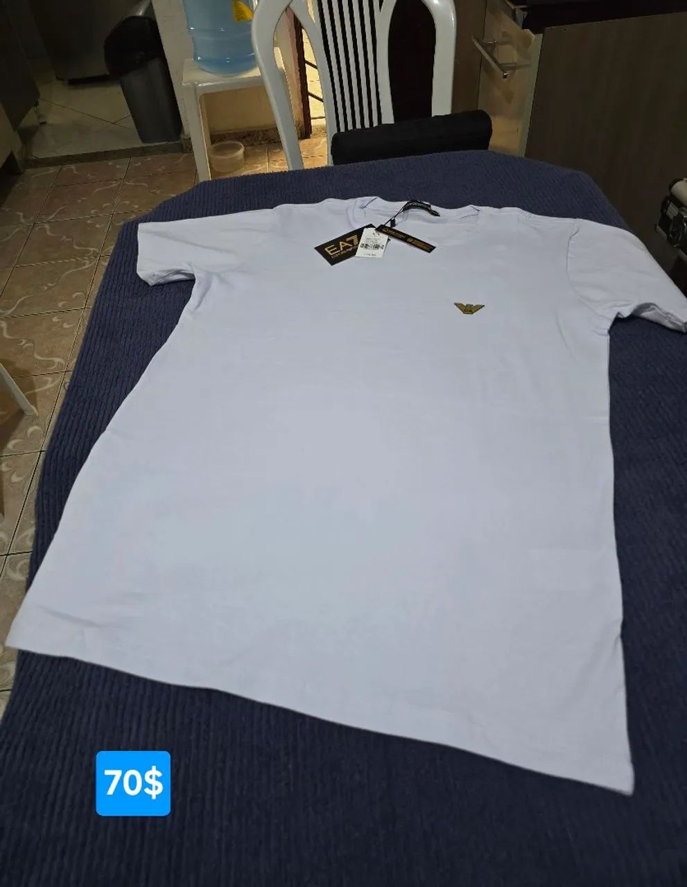Camisa Grife peruana elastano da Empório Armani P  - Foto 4