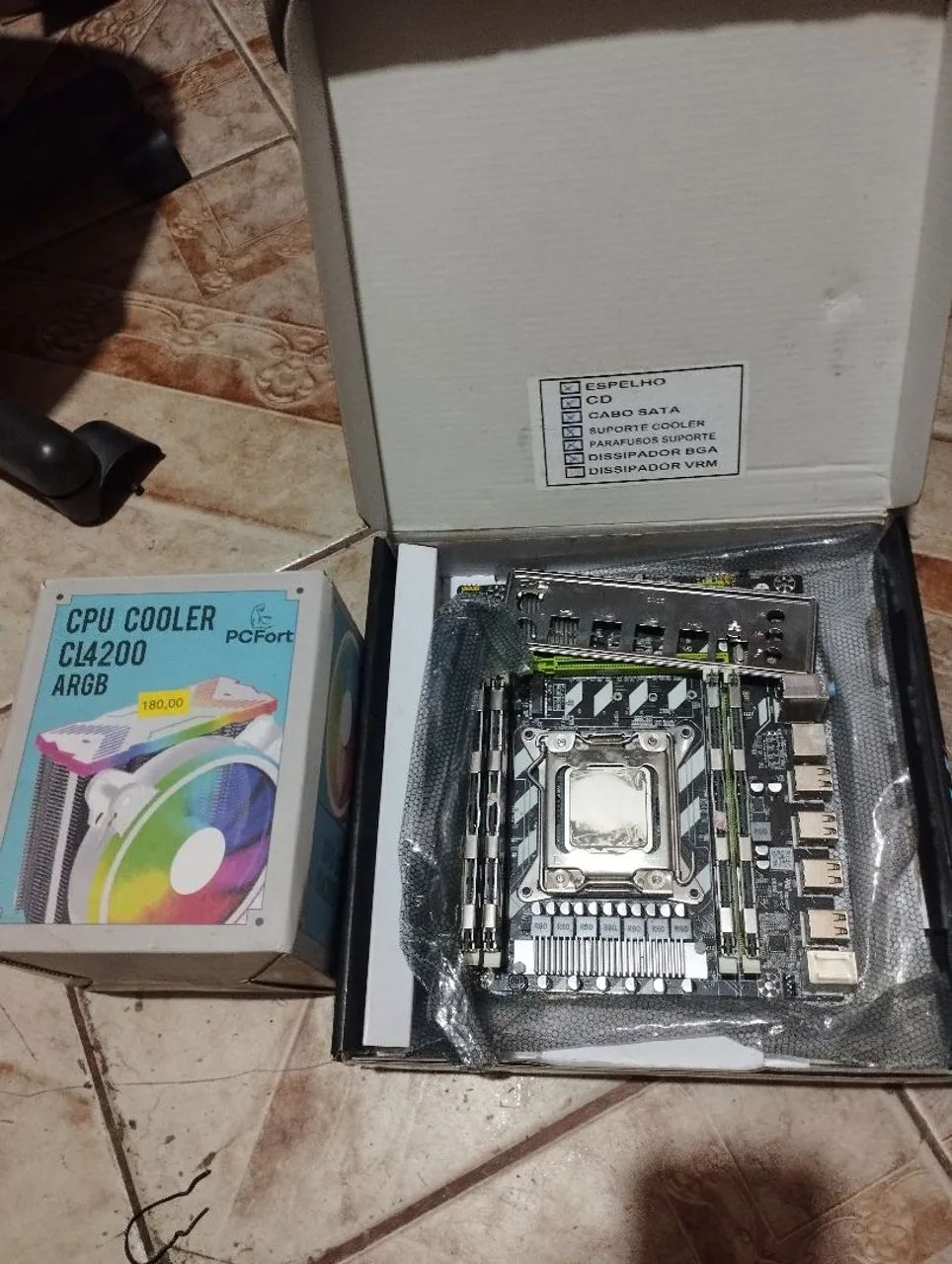 kit placa mae xeon funcionando perfeitamente  - Foto 3