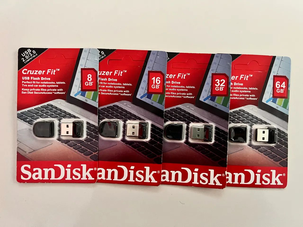 Pen drive Mini SanDisk 8gb, 16gb, 32gb, 64gb, 128gb, 256gb, 512gb