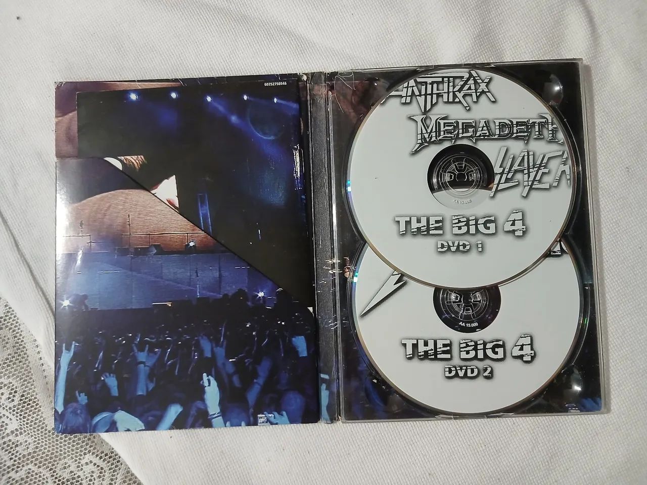 DVD Duplo Metálica Player Megadeth Anthirax - Foto 3