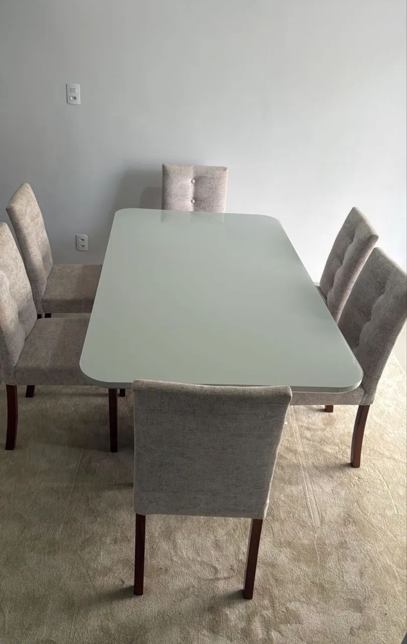 Mesa de 6 cadeira 