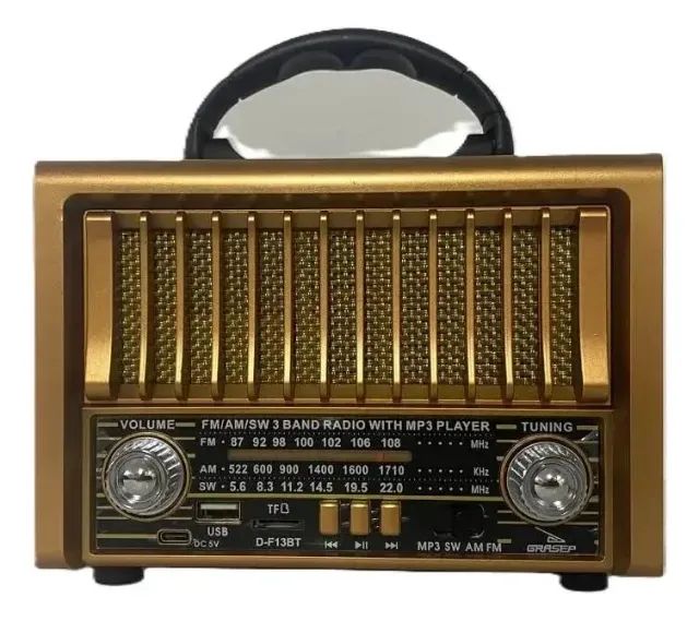Radio am Fm Bluetooth Grasep DF13 - Foto 3