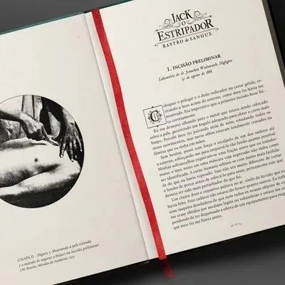 Livro Darkside Jack o estripador rastro de sangue capa dura - Foto 4