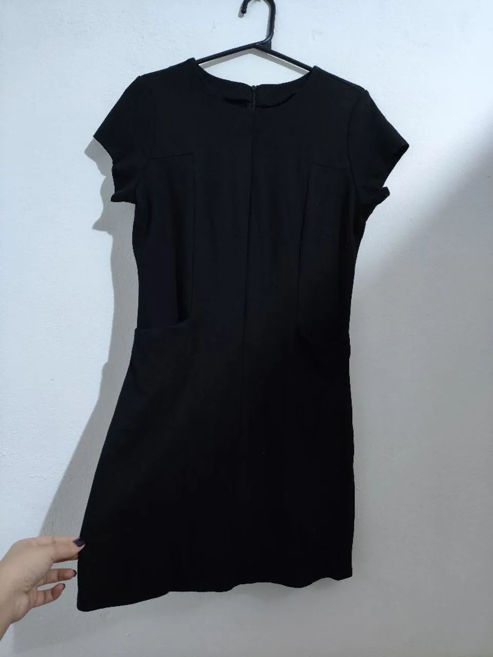Vestido mid curto colado all black preto - Foto 2