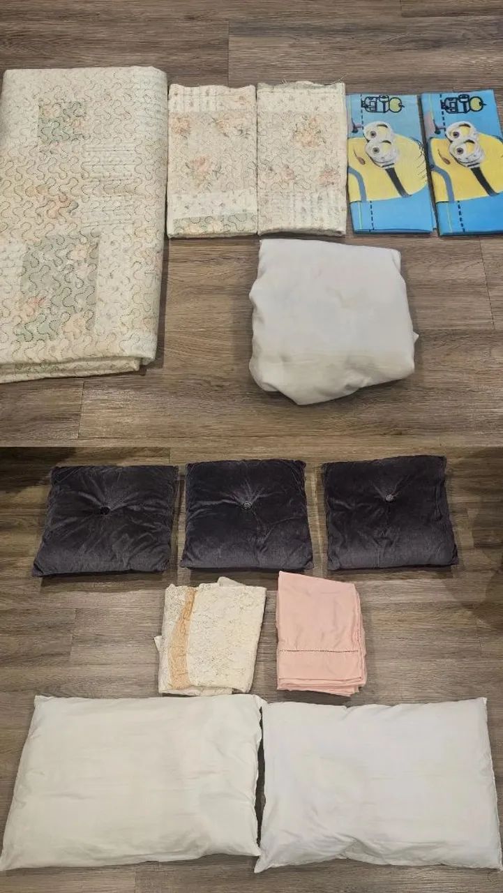 Lote itens de cama desapegos