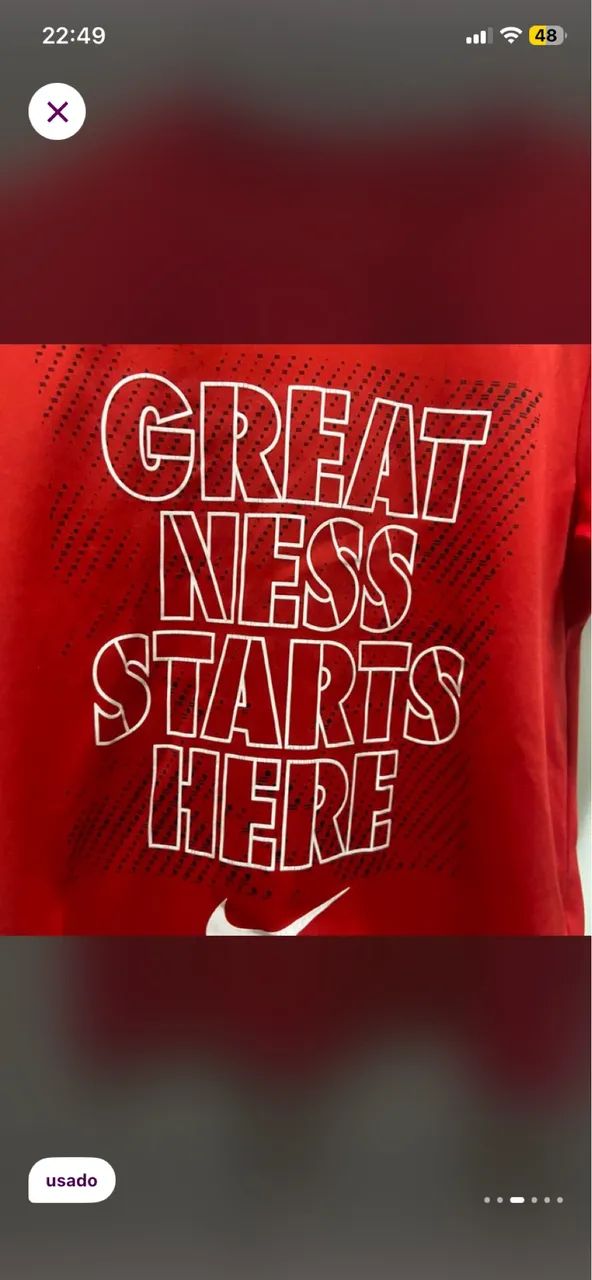 Camiseta Nike infantil dry fit - Foto 2