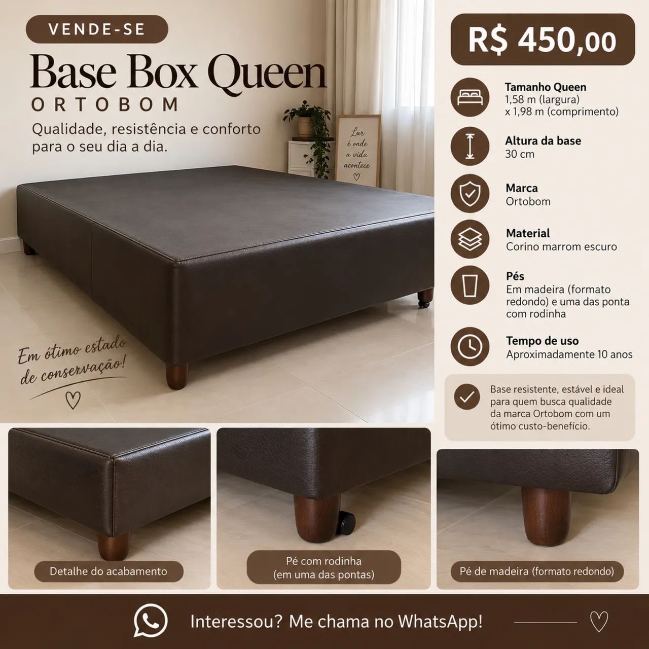BASE BOX QUEEM ORTOBOM
