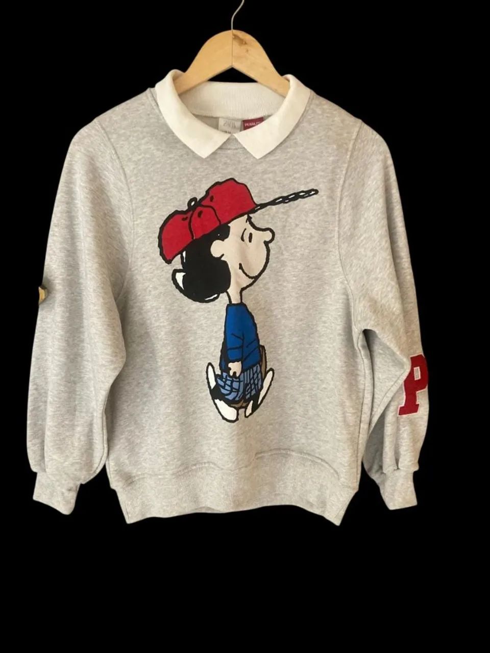 Casaco Zara Peanuts Cinza - Foto 2