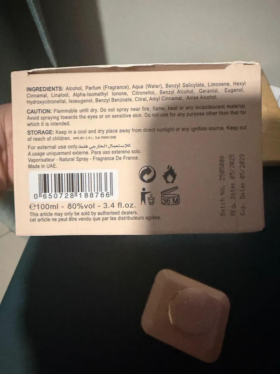 Perfume MARK DES VINCE FABULOUS EAU DE PARFUM 100ML - Foto 2