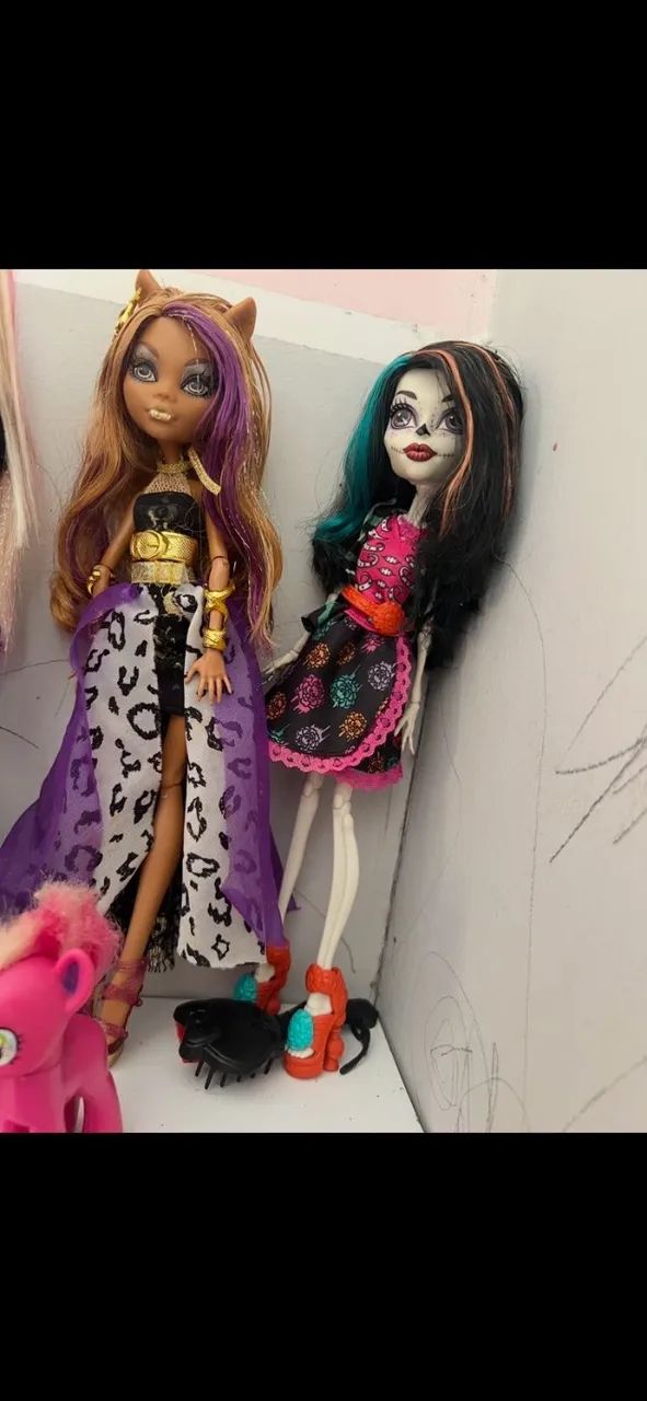  bonecas  monster High Clawden 13 desejos  - Foto 3