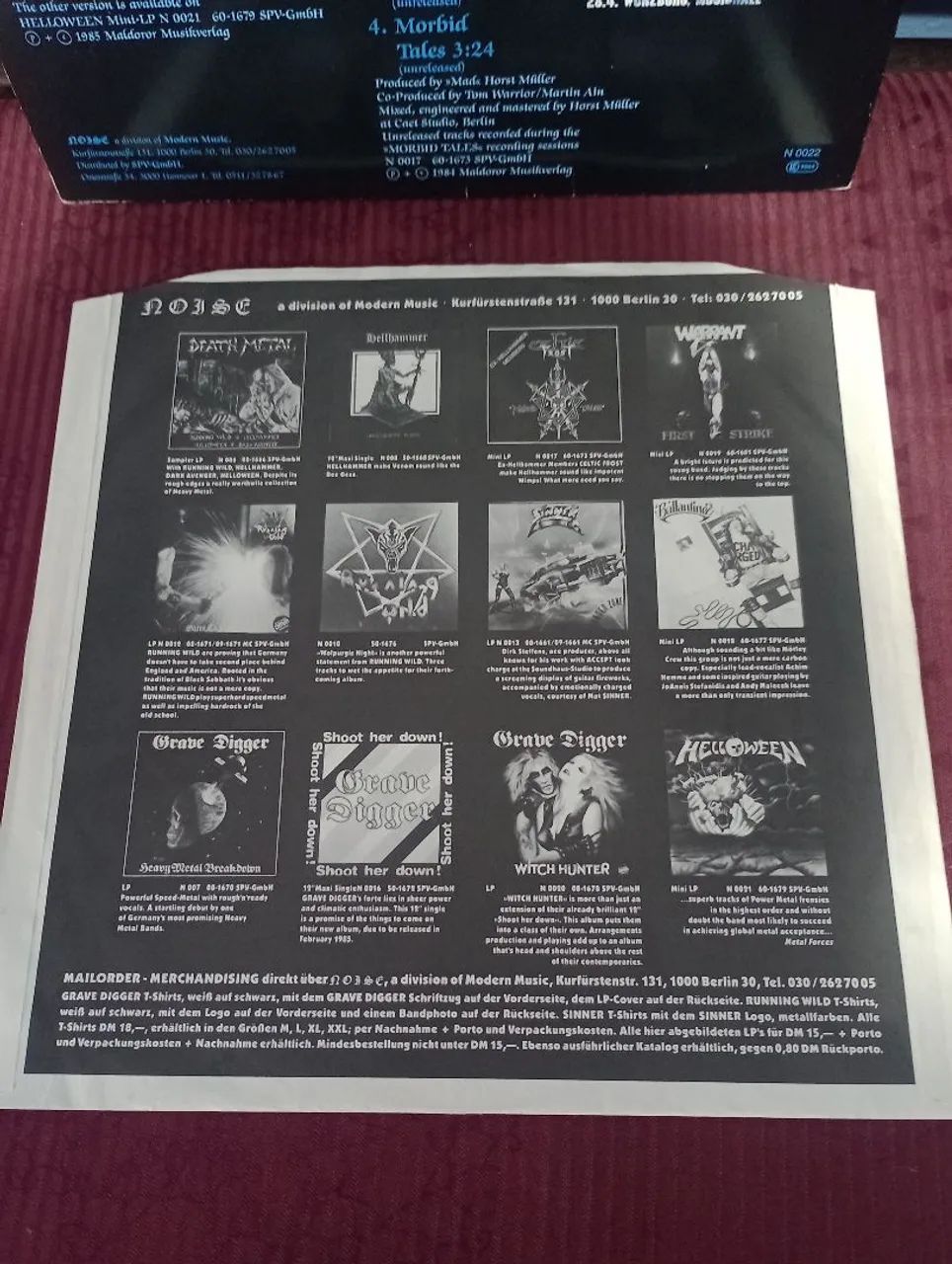 LP Metal Attack volume 1 (Noise Records) importado (raríssimo) - Foto 4