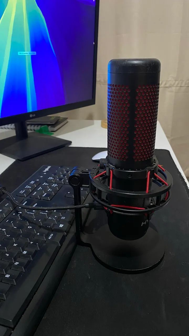 Microfone Condensador Gamer HyperX QuadCast USB - Foto 3
