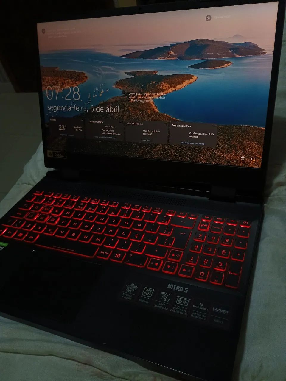 Notebook Gamer Nitro 5 com RTX 3050 OFERTA IMPERDÍVEL  - Foto 4