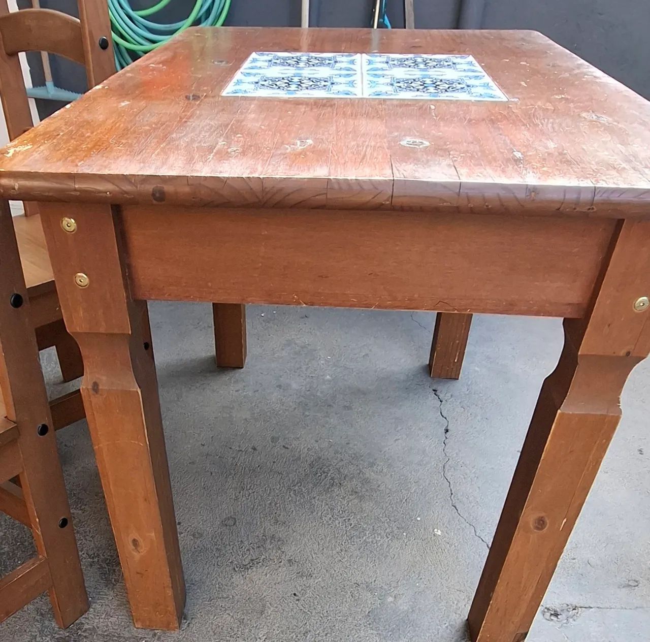 Mesa madeira com 4 cadeiras - Foto 4