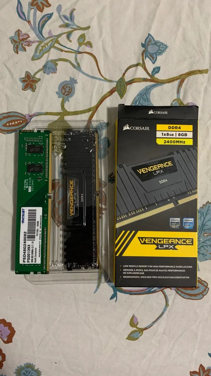 16gb memória ram 2400mhz
