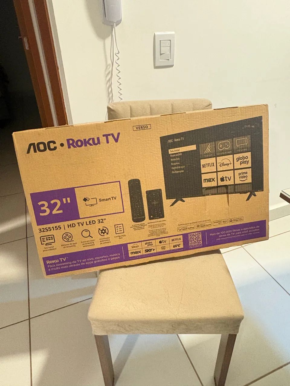 Vendo TV nova 32 polegadas
