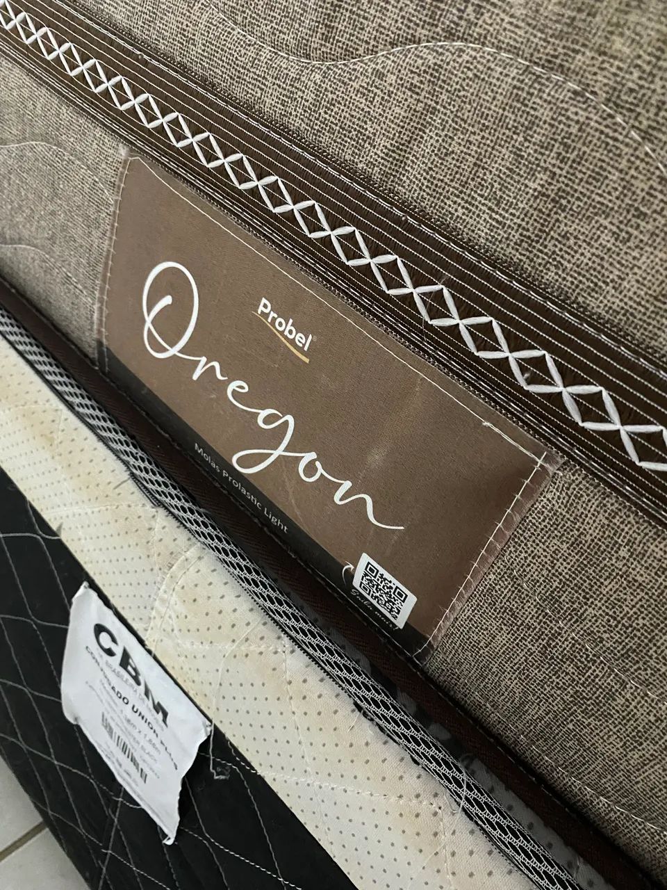 Cama de Casal Box com Colchão de Molas Probel Oregon - Foto 4