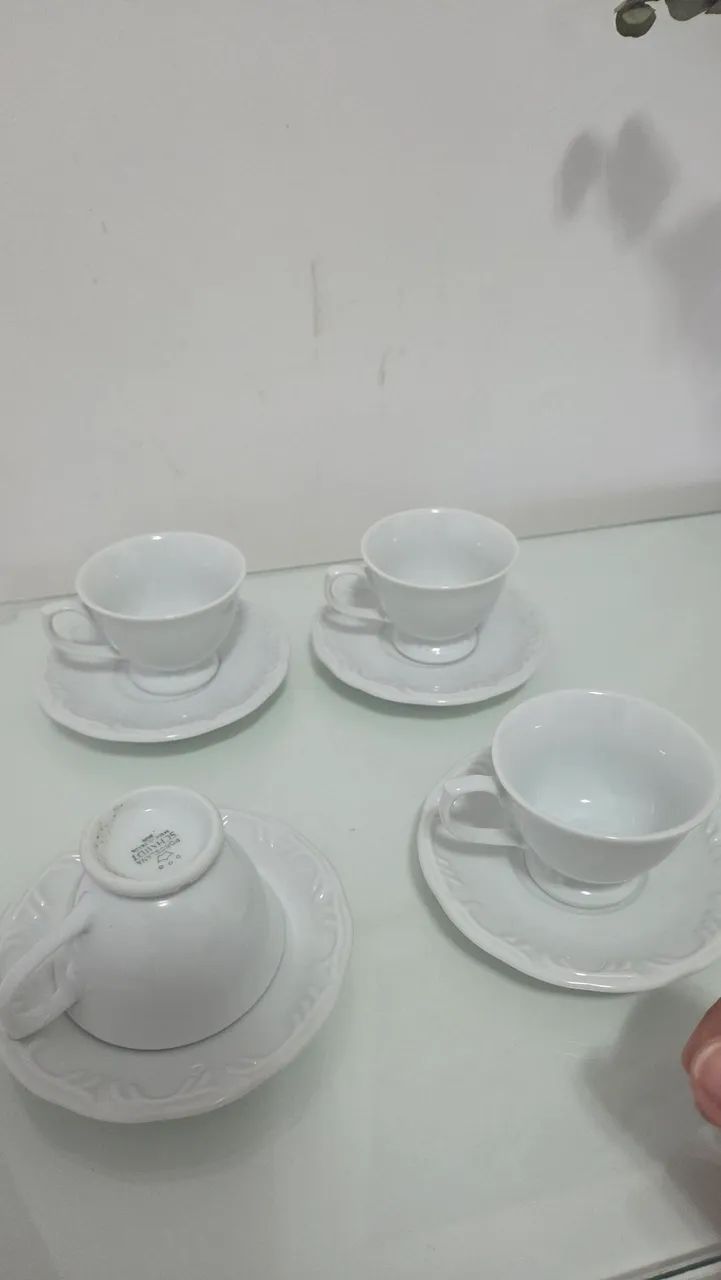 Conjunto de 4 Pires e xícaras  - Foto 4