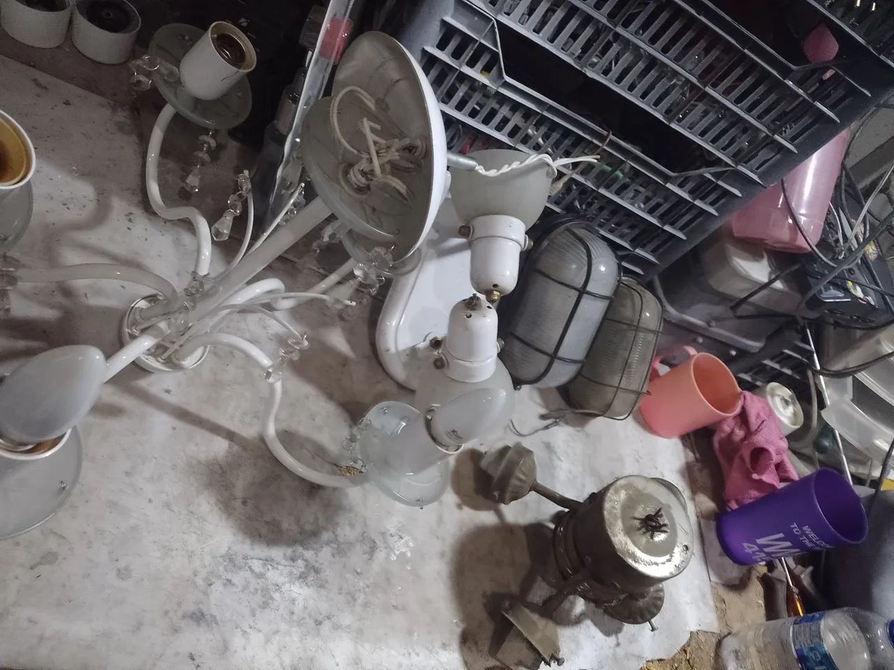 Vários lustres ótimos kit 