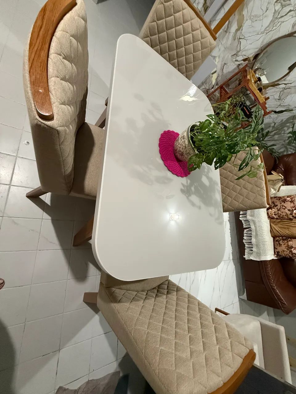 Mesa jantar 4 cadeiras  - Foto 5