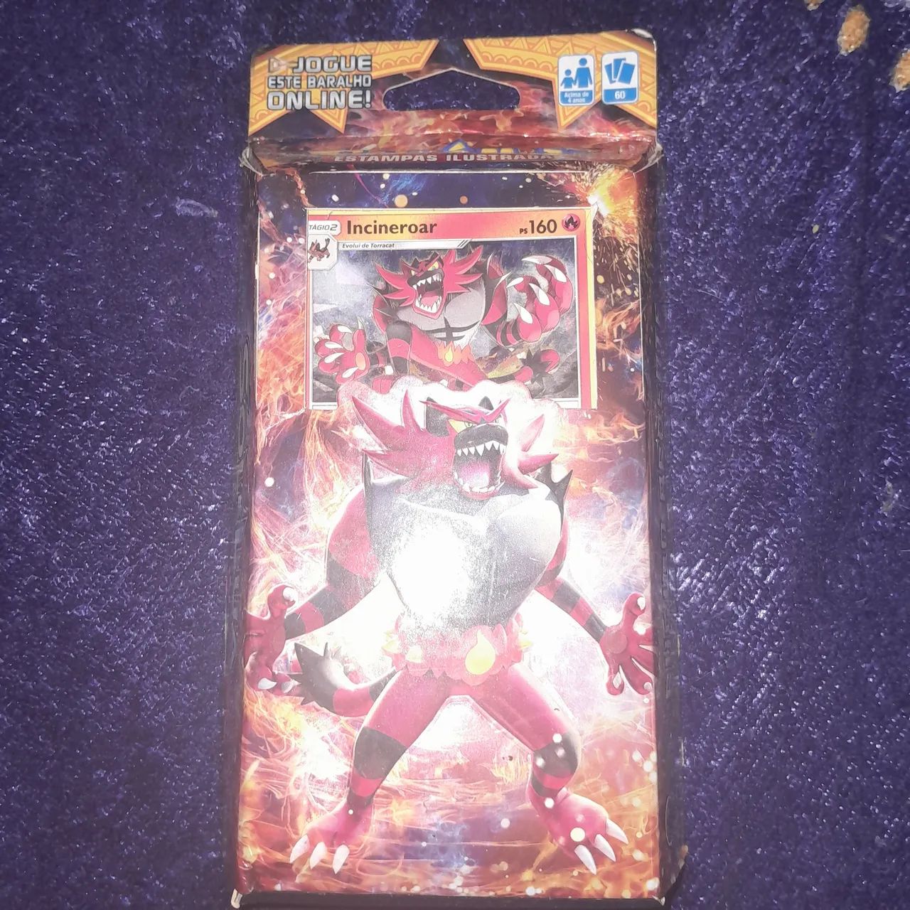 Deck pokemon incineroar baralho 60 cartas 