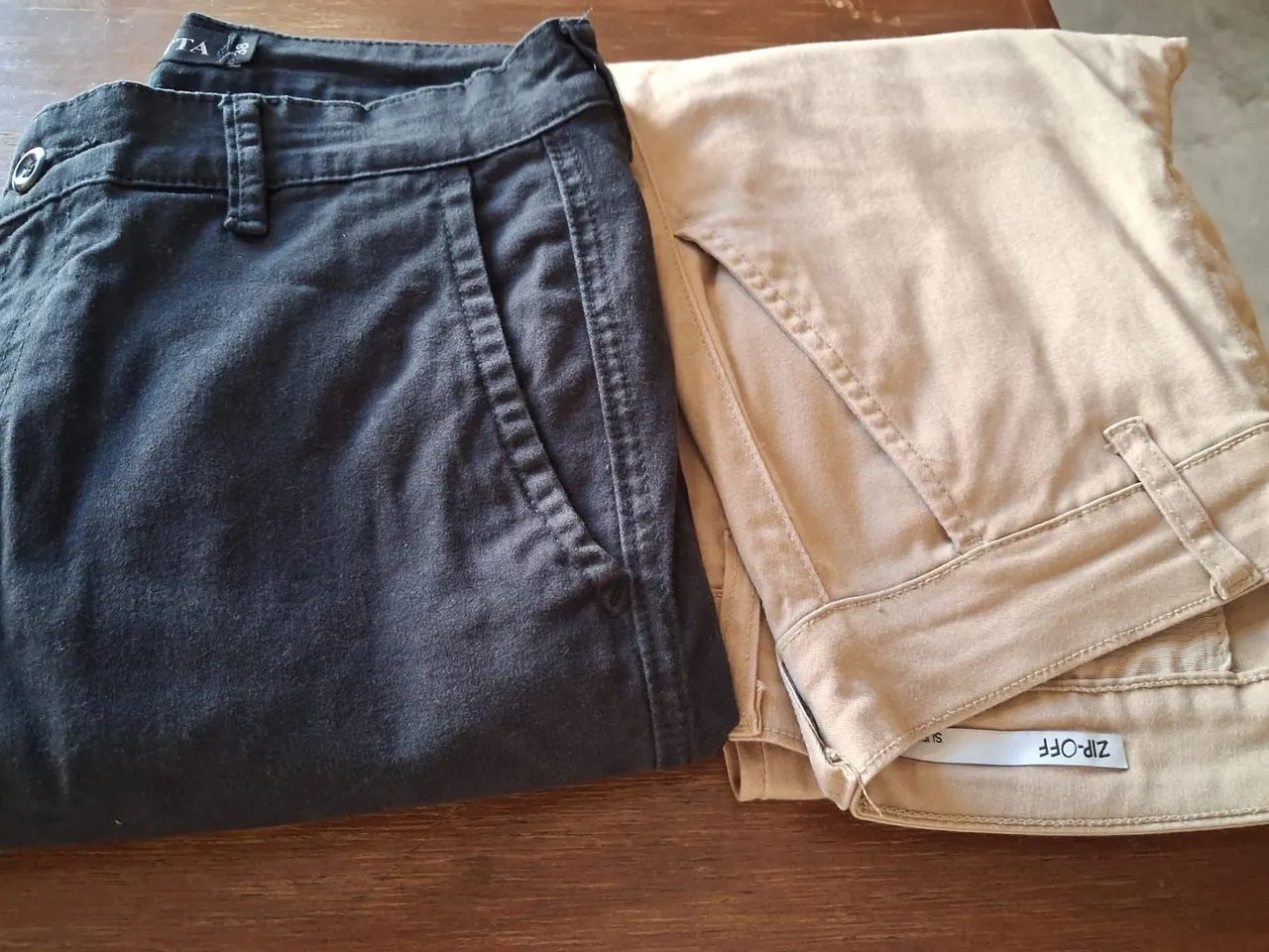 02 Calças Skinny com elástano masculino! 