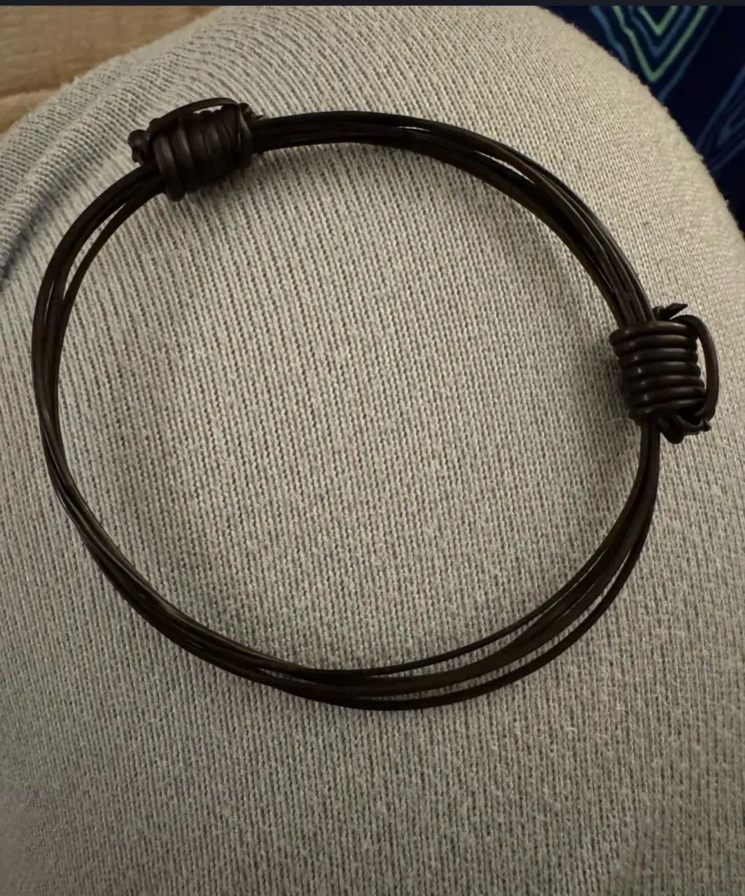 Pulseira de Pelo de Rabo de Elefante - Foto 4
