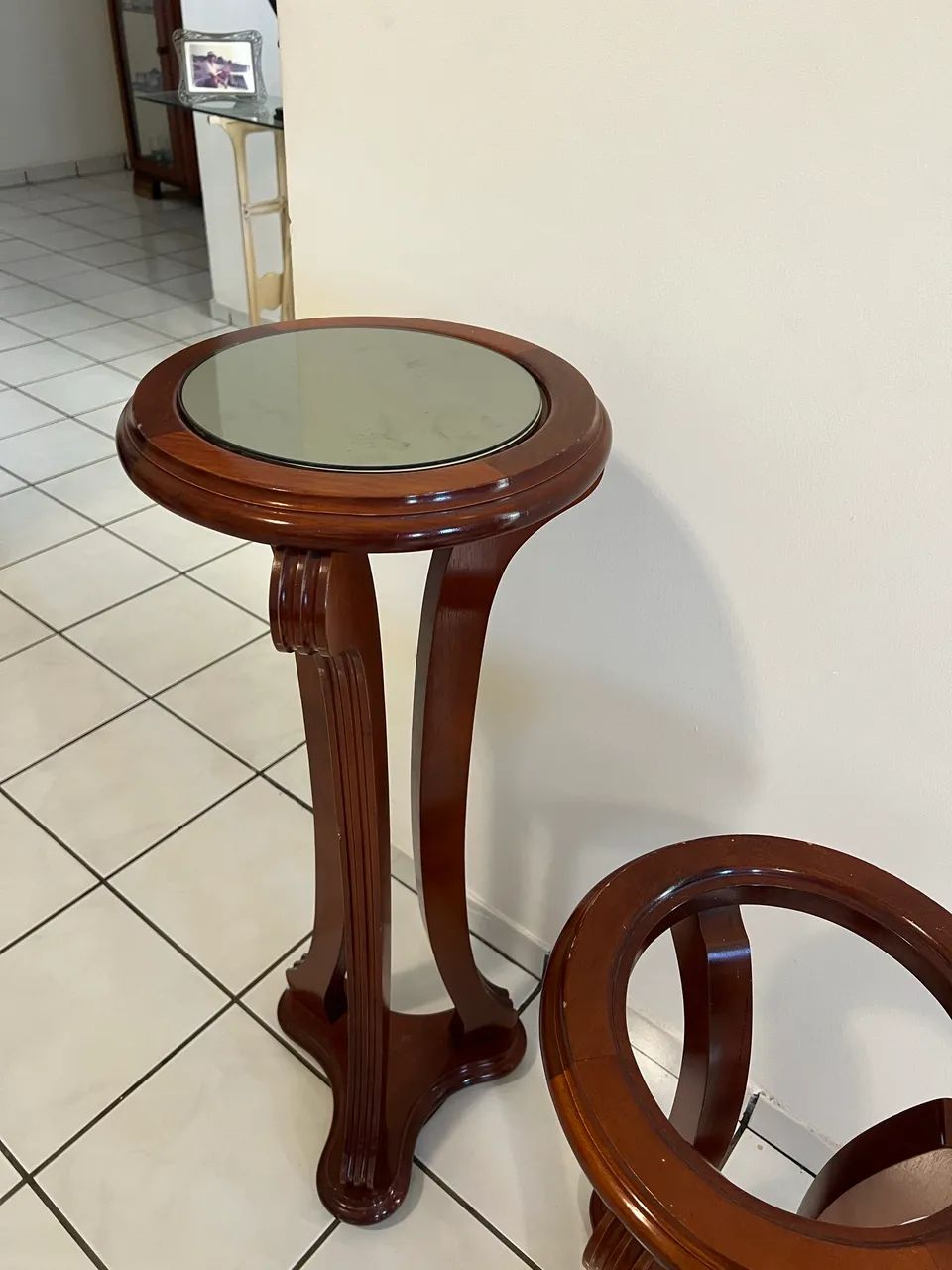 pedestais clássicos de madeira maciça - Foto 3