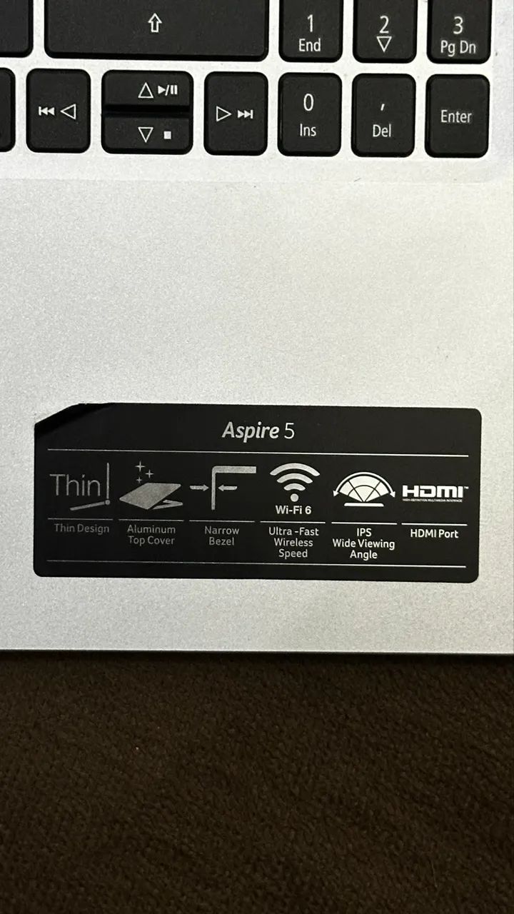 Notebook Acer ryzen 7 aspire 5 - Foto 3