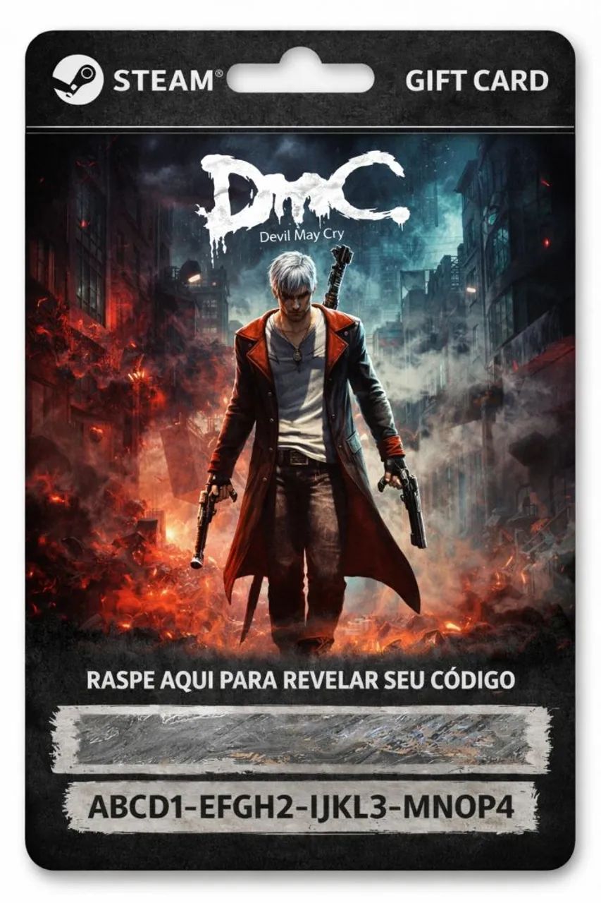 Jogo DMC DEVIL MAY CRY key original 