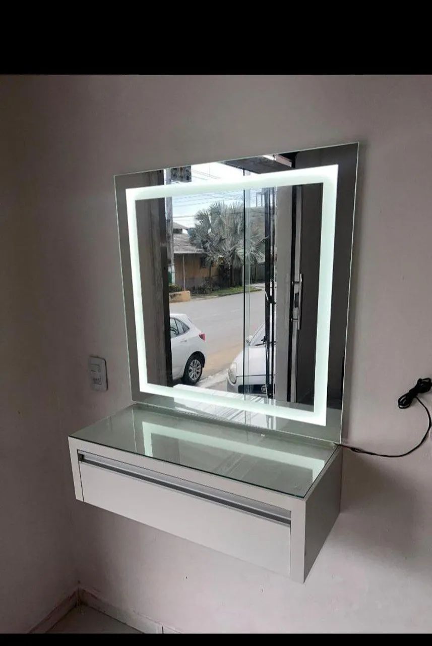 Penteadeira com luz led MDF ENTREGA GRATIS  - Foto 5