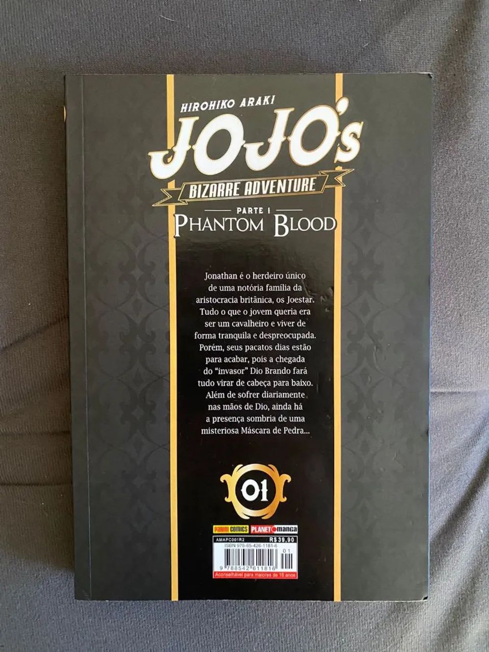 Jojo's Bizarre Adventure Parte 1 - Edição 1 (Phantom Blood