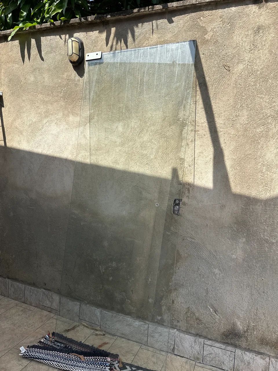 Porta de Blindex 