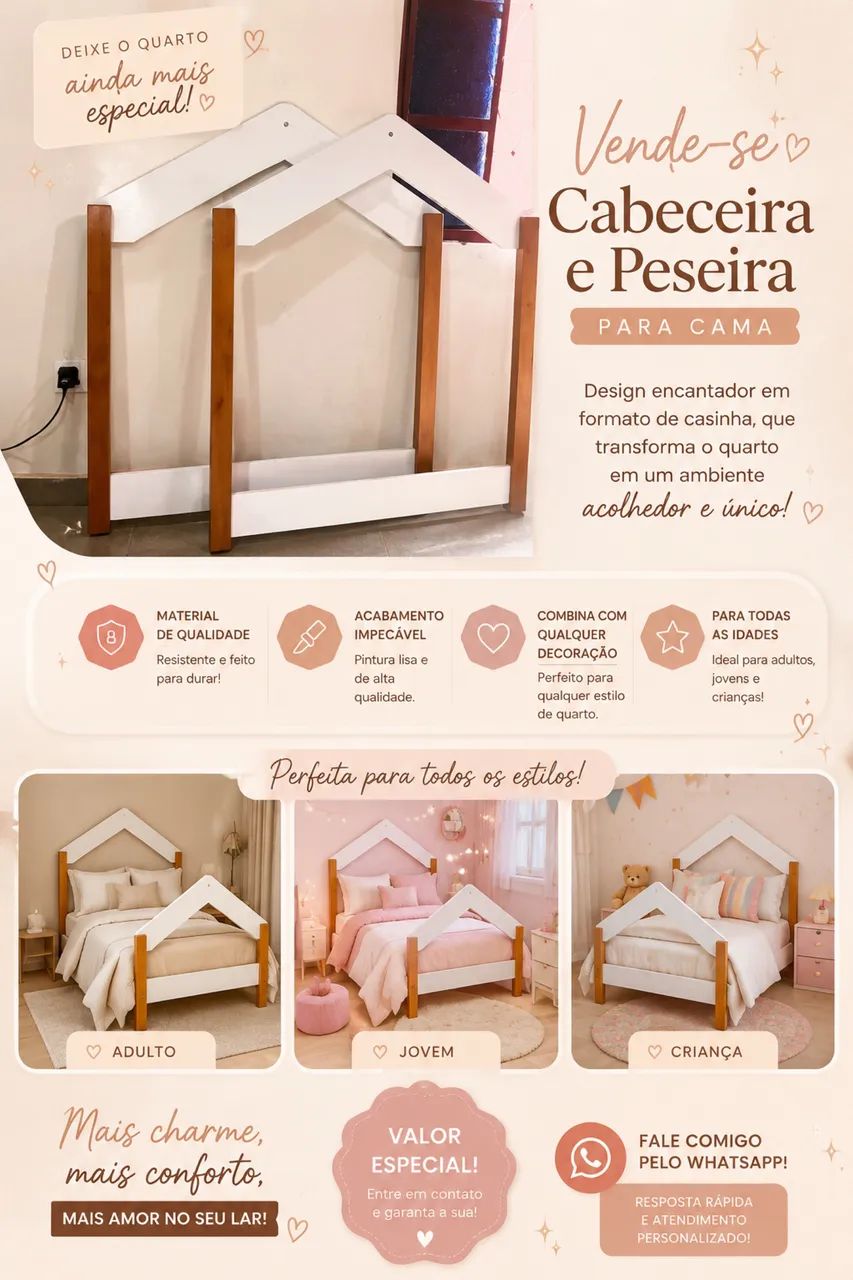 Cabeceira e peseira