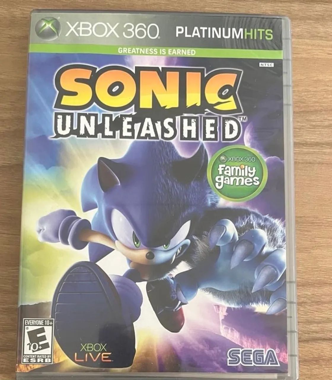 Sonic Unleashed Platinum Hits Xbox 360 Live