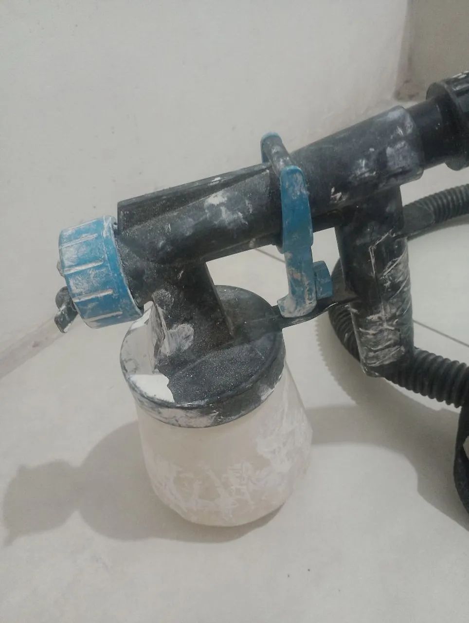 Pulverizador de tinta elétrico portátil com compressor. - Foto 2