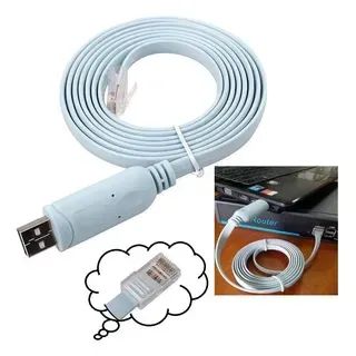 Cabo Console USB Para RJ45 DB9