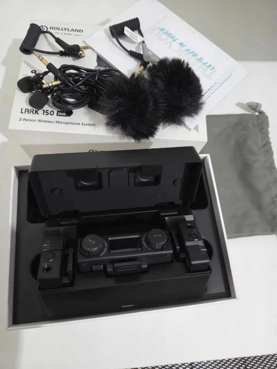 MICROFONE HOLLYLAND LARK 150 Duo / NA CAIXA ORIGINAL  - Foto 5