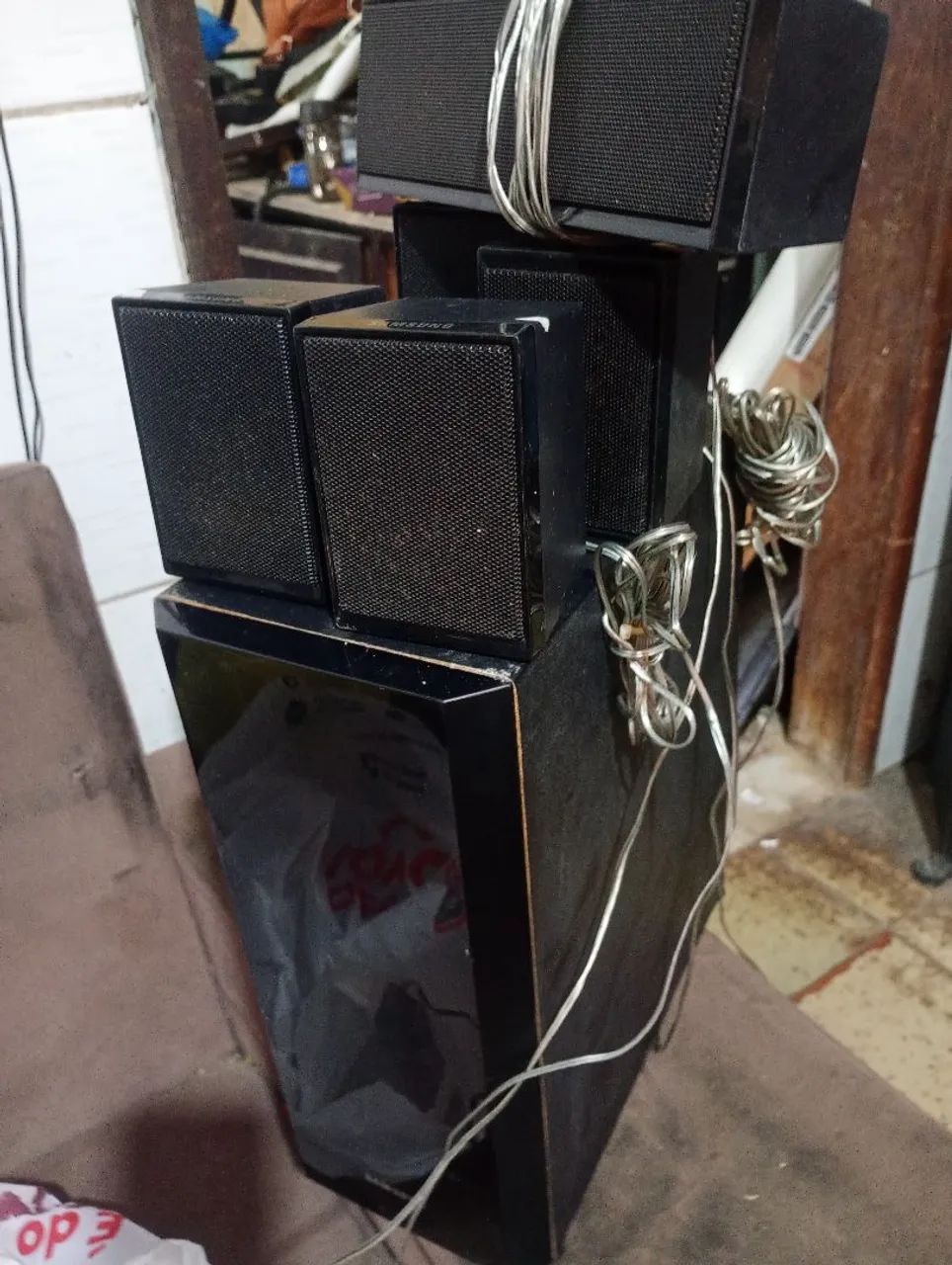 Jogo caixa home teather Samsung 