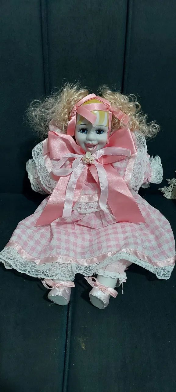 Boneca de porcelana original - Foto 2