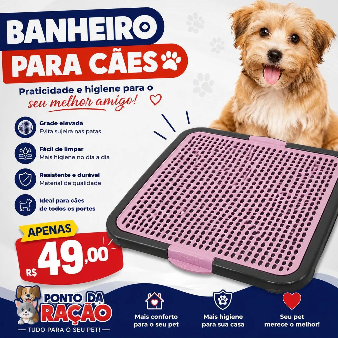 Banheiro pet lavável  - Foto 2